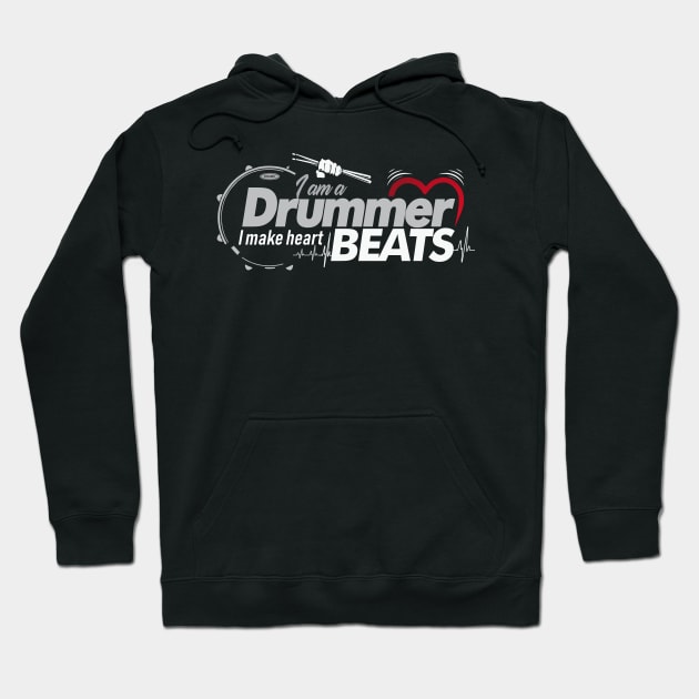 I am a drummer Hoodie by Arris Integrated